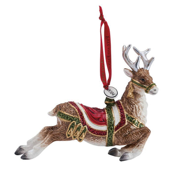 faire-fitz & floyd ornament Red Blue or Red Telluride Collectible Deer Ornaments 2024 by Fitz & Floyd
